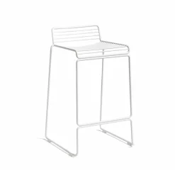 HAY Taburete bar Hee Low barstol, White Blanco Clearance