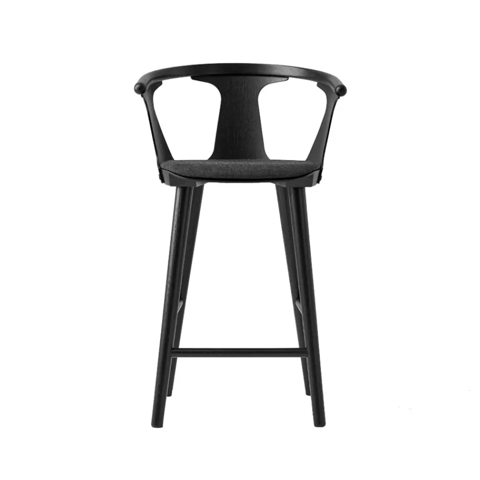 &Tradition Taburetes Altos<Taburete bar In Between SK8, Remix 183 -roble lacado Negro