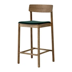 &Tradition Taburetes Altos<Taburete Betty TK14 Counter Chair 65 cm, Gentle 0973-roble ahumado BeigeMarrón