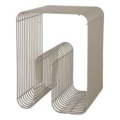 AYTM Taburete Curva, Taupe Beige Discount