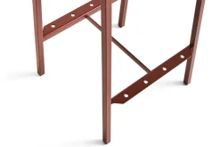 HAY Taburete de bar Balcony bajo 65 cm, hierro Rojo Clearance
