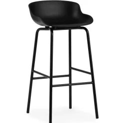 Normann Copenhagen Taburetes Altos<Taburete de bar con patas de metal Hyg 75 cm, Negro