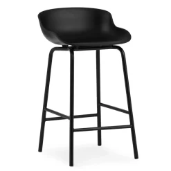 Normann Copenhagen Taburete de bar con patas de metal Hyg 65 cm, Negro Online