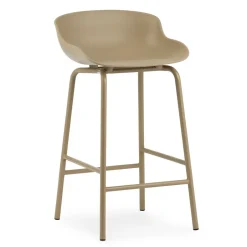 Normann Copenhagen Taburetes Altos<Taburete de bar con patas de metal Hyg 65 cm, Sand Beige