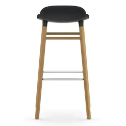 Normann Copenhagen Taburetes Altos<Taburete de bar Form Chair con patas de roble, Negro