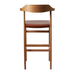 Gärsnäs Taburete de bar Hedda, Roble-pure-cuero Tärnsjö cognac Beige Online