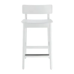 Scandi Living Taburete de bar Horizon 67 cm, White Blanco Best