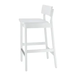 Scandi Living Taburete de bar Horizon 67 cm, White Blanco Best