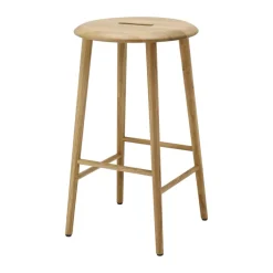 1898 Taburete de bar Norrabo 65 cm, Naturlackad ek Marrón Online