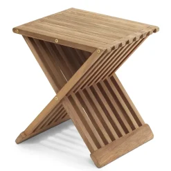 Fritz Hansen Taburete Fionia, teca Marrón Online