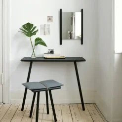 Fritz Hansen Taburetes<Taburete Georg, Lino, roble sin tratar, incluye cojín de lino Beige