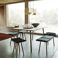 Fritz Hansen Taburetes<Taburete Georg, roble MarrónGris