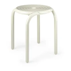 Tom Dixon Taburete Groove 45 cm, Masilla Beige New