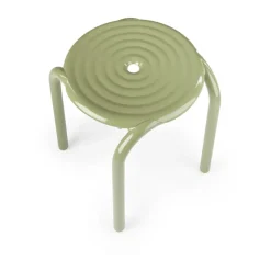 Tom Dixon Taburetes De Exterior Y Taburetes Altos De Exterior<Taburete Groove 45 cm, Musgo Verde