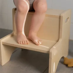 Nofred Sillas Infantiles|Taburetes<Taburete infantil Step Up, Abedul Beige