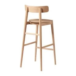 FDB Møbler Taburetes Altos<Taburete J184 Øst 75 cm, Oak nature lacquered Beige
