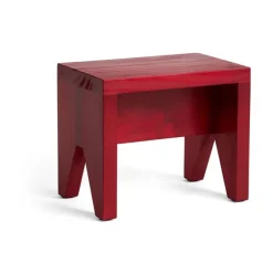 HAY Taburete Manolito Short, Red, 30 cm Rojo Hot