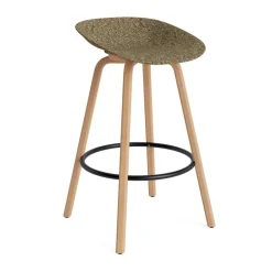 Normann Copenhagen Taburetes Altos<Taburete Mat Barstool 75 cm, Seaweed-beech-black steel Beige
