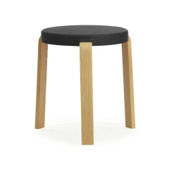Normann Copenhagen Taburete Tap, negro-roble MarrónNegro Outlet