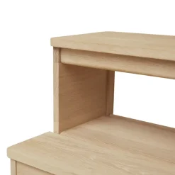 Form & Refine Taburetes<Taburete-escalera A line, Roble blanco Beige