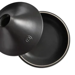 Emile Henry Tajine gris oscuro , 4 L Negro Best