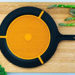 Fiskars Otros Utensilios De Cocina<Tapa antisalpicaduras silicona Functional Form, negro NaranjaNegro
