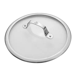 Ballarini Tapa de vidrio con mango de acero inoxidable, 24 cm Transparente Best