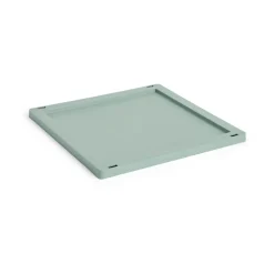 HAY Tapa mediana Colour Crate Square/Cube plastic, Sage green Verde Best