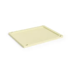 HAY Tapa mediana Colour Crate plastic, Light yellow Amarillo Clearance