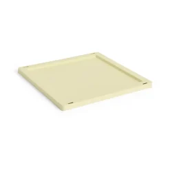 HAY Tapa mediana Colour Crate Square/Cube plastic, Light yellow Amarillo Outlet