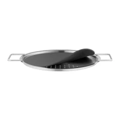 Eva Solo Tapas Y Accesorios<Tapa vertedora Eva Trio de acero inoxidable reciclado, Ø24 cm PlateadoNegro