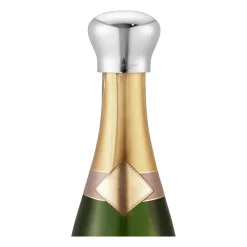 Georg Jensen Utensilios De Vino Y Bar<Tapón para champagne Sky, acero inoxidable Plateado