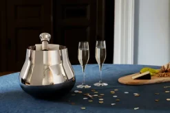 Georg Jensen Utensilios De Vino Y Bar<Tapón para champagne Sky, acero inoxidable Plateado