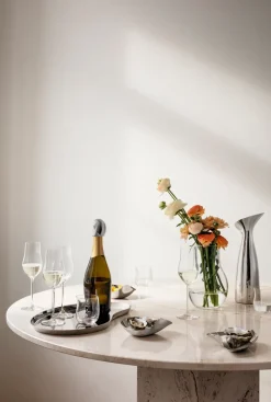 Georg Jensen Utensilios De Vino Y Bar<Tapón para champán Indulgence, Acero inoxidable Plateado