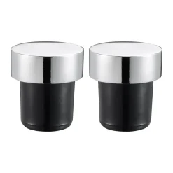 Dorre Utensilios De Vino Y Bar<Tapones de vino Valli 3 cm, 2-pack, Cromado Plateado