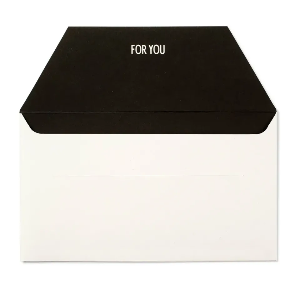 Design Letters Tarjeta AJ Vintage ABC, Good Luck NegroBlanco Online