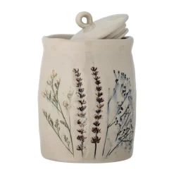 Bloomingville Tarro con tapa Bea, Natur Beige Clearance