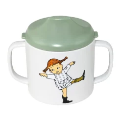 Rätt Start Taza con boquilla Pippi Cirkus 20 cl, Verde Multi Outlet