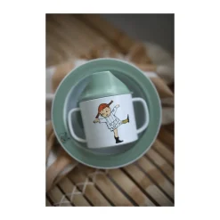 Rätt Start Taza con boquilla Pippi Cirkus 20 cl, Verde Multi Outlet
