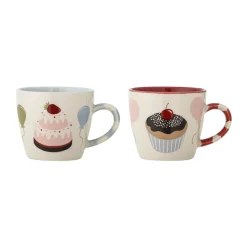 Bloomingville Tazas Infantiles<Taza Darby 20 cl, 2 piezas, Rojo