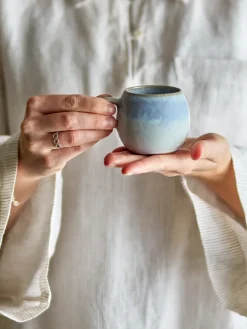Bloomingville Taza de espresso Paula 14 cl, Azul Best