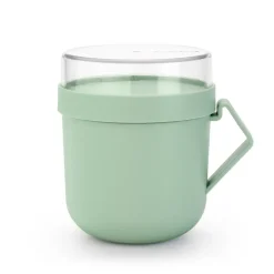 Brabantia Taza de sopa Make & Take 0,6 L, Jade Green Verde Hot