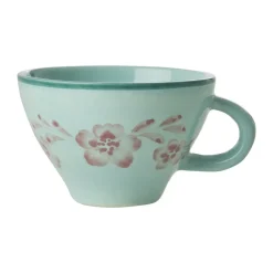 RICE Taza de té de cerámica , Vine Azul Outlet