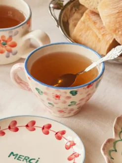 RICE Tazas De Té<Taza de té de cerámica , Pink Rosa