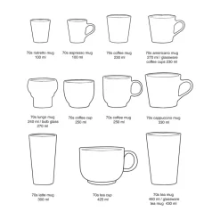 HKliving Tazas De Té<Taza de té 70's 42,5 cl, Vesper Multi