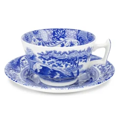 Spode Tazas De Té<Taza de té y platillo Blue Italian, 20 cl Azul