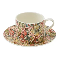 Spode Taza de té y platillo Golden Lily 28 cl, Multi New