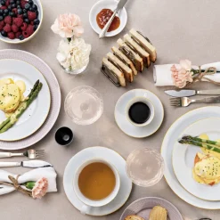 Rörstrand Taza de té y platillo Swedish Grace Gala, Blanco Outlet