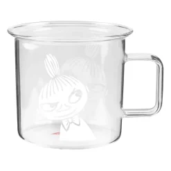 Muurla Taza de vidrio Moomin 35 cl, Little My Transparente Discount