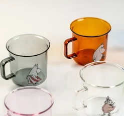 Muurla Tazas De Los Mumin<Taza de vidrio Moominpappa 35 cl, Amber Naranja